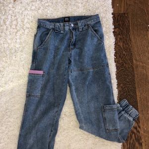 BDG cargo jeans from urban , medium wash.